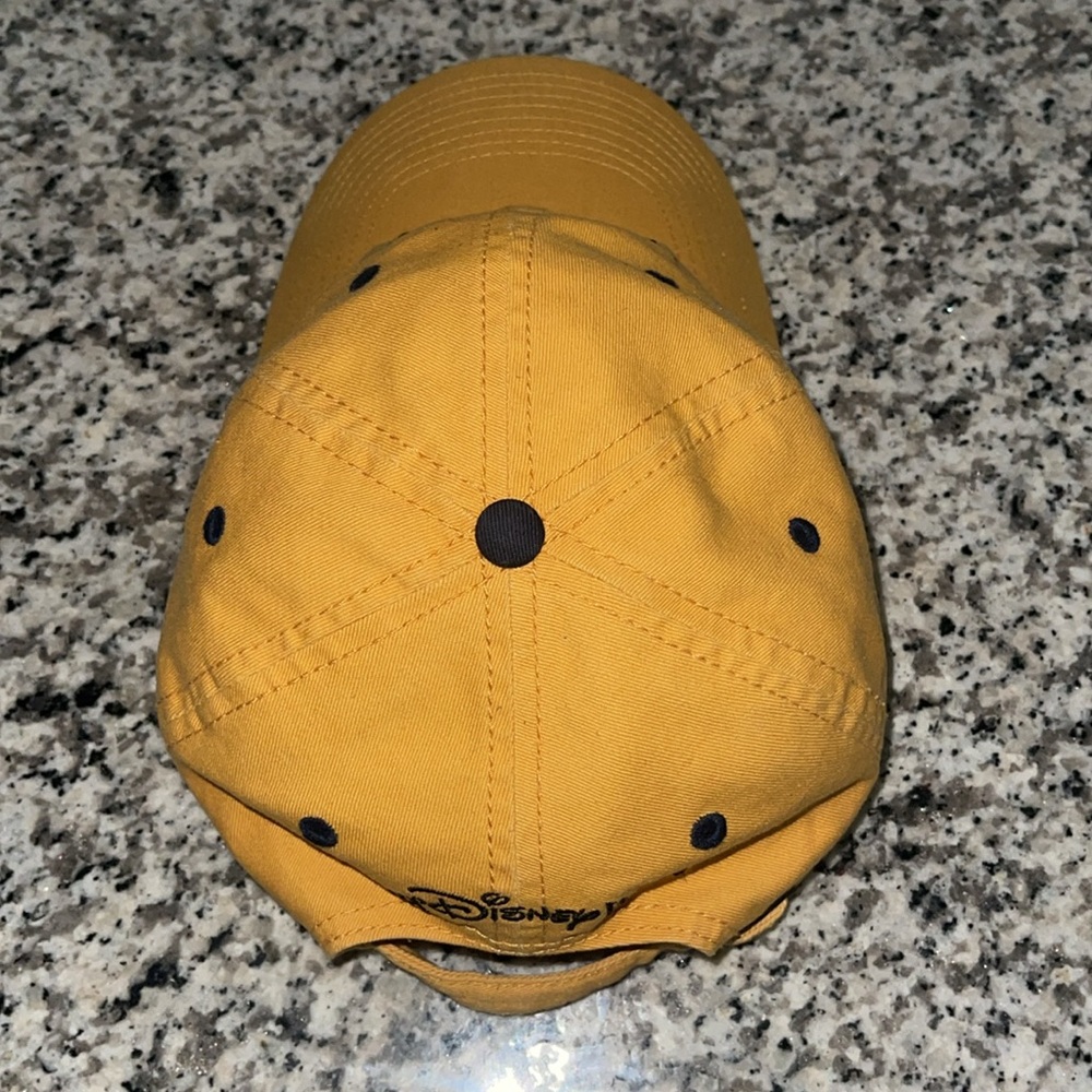 WALT DISNEY WORLD VACATION MICKEY MOUSE BASEBALL STRAPBACK ADULT YELLOW CAP - Picture 7 of 14